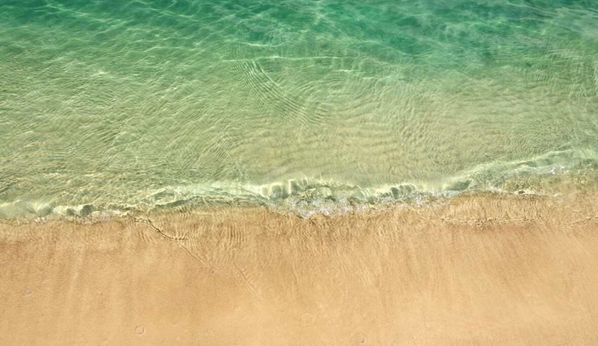 Where the sea meets the sand